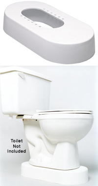 3 Inch Tall ADA Toilet Platform